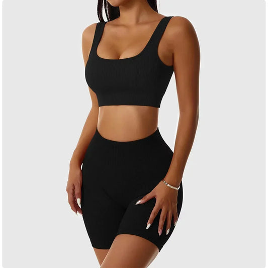 Ribbed Seamless Yoga Set